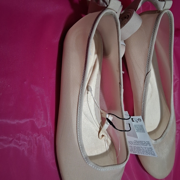 Zara Beige Ballet Flats - Picture 4 of 6
